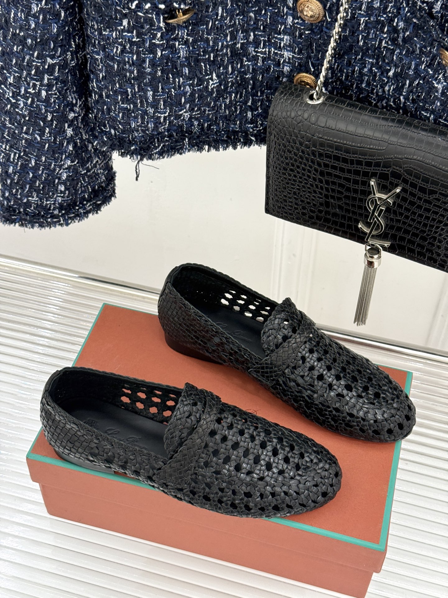 Loro Piana/LP🌾26WF编织乐福鞋单鞋今年最火的Loro Piana编织鞋谁还没拥有我是真的