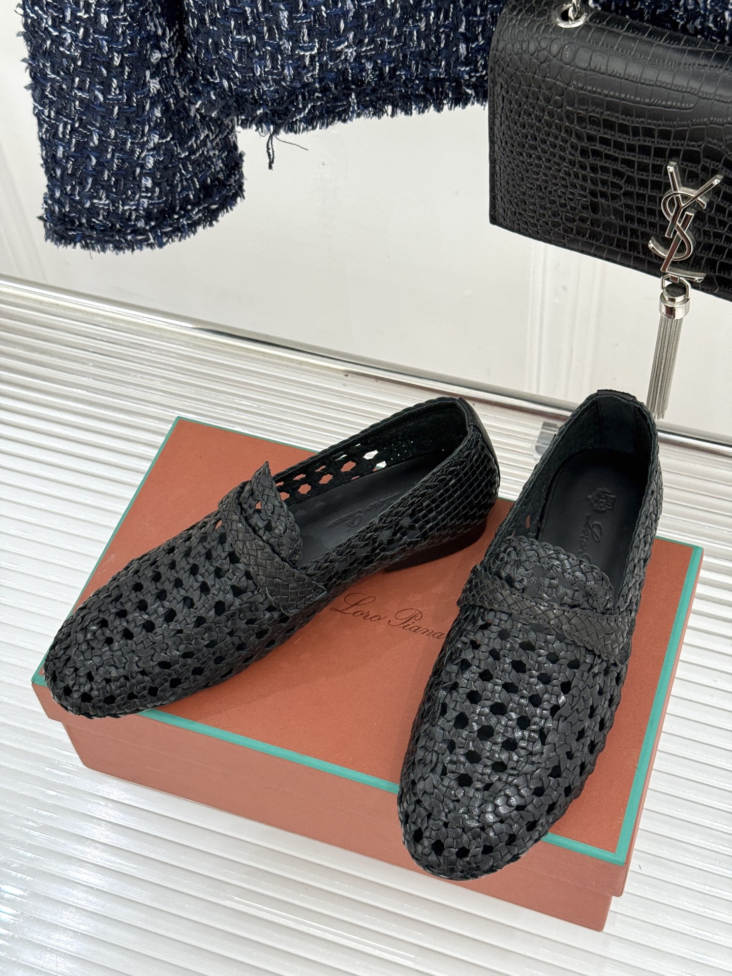 Loro Piana/LP🌾26WF编织乐福鞋单鞋今年最火的Loro Piana编织鞋谁还没拥有我是真的