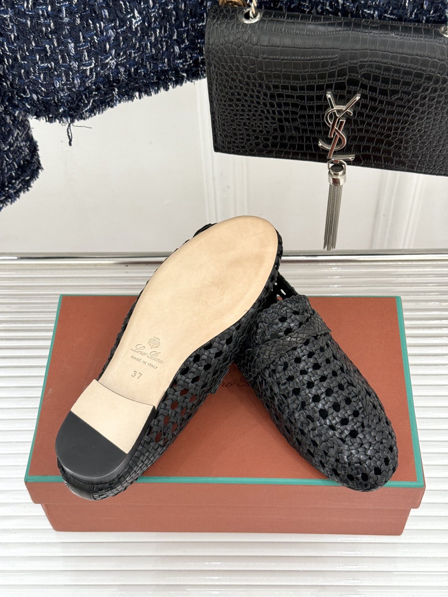 Loro Piana/LP🌾26WF编织乐福鞋单鞋今年最火的Loro Piana编织鞋谁还没拥有我是真的