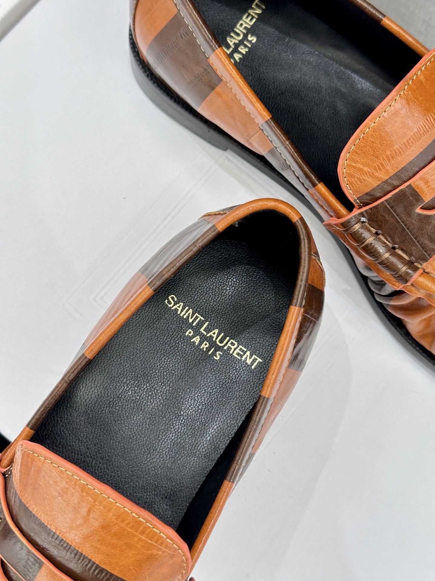 （配原版飞机盒）Saint Lauren*YSL圣罗兰26WF新品YSL小logo乐福鞋标志性的小log