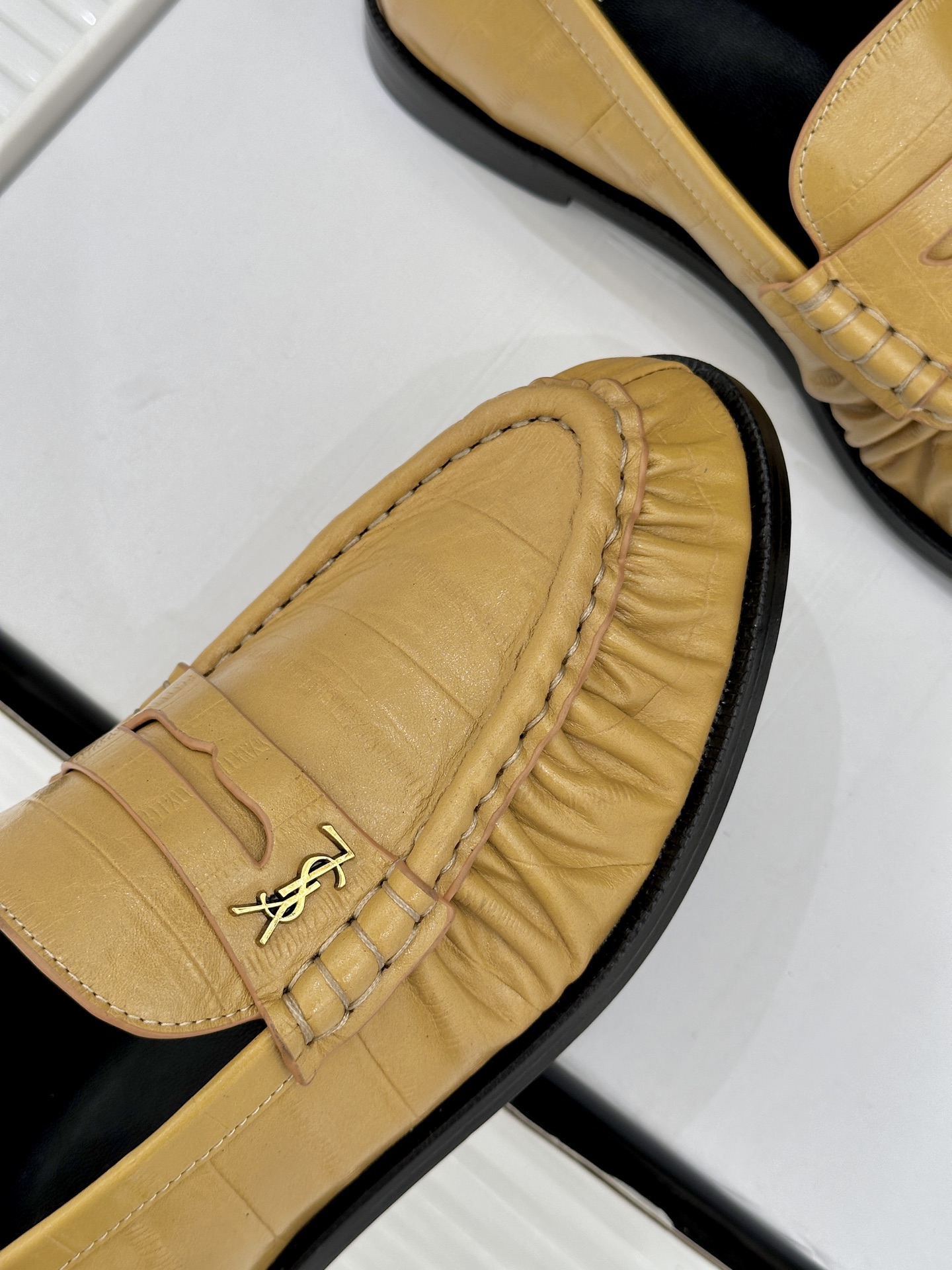 （配原版飞机盒）Saint Lauren*YSL圣罗兰26WF新品YSL小logo乐福鞋标志性的小log