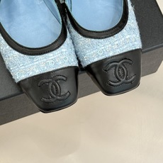 CHANE*|小香经典双C拼色方头平底玛丽珍鞋拼色方头平底设计小羊皮触感细腻亲肤双C电绣点缀鞋头复古方头 CHANE*|小香经典双C拼色方头平底玛丽珍鞋拼色方头平底设计小羊皮触感细腻亲肤双C电绣点缀鞋头复古方头