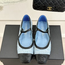CHANE*|小香经典双C拼色方头平底玛丽珍鞋拼色方头平底设计小羊皮触感细腻亲肤双C电绣点缀鞋头复古方头 CHANE*|小香经典双C拼色方头平底玛丽珍鞋拼色方头平底设计小羊皮触感细腻亲肤双C电绣点缀鞋头复古方头