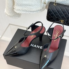 CHANE*|小香26A新品双C拼色尖头高跟凉鞋26A早秋王炸新品登场金属小双C闪得超精致撞色拼接层次感 CHANE*|小香26A新品双C拼色尖头高跟凉鞋26A早秋王炸新品登场金属小双C闪得超精致撞色拼接层次感