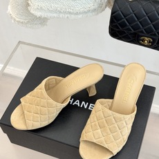 CHANE*|小香26A新品菱格鱼嘴高跟拖鞋26A早秋封神单品金属双C闪得挪不开眼经典菱格纹高级感拉满鞋 CHANE*|小香26A新品菱格鱼嘴高跟拖鞋26A早秋封神单品金属双C闪得挪不开眼经典菱格纹高级感拉满鞋