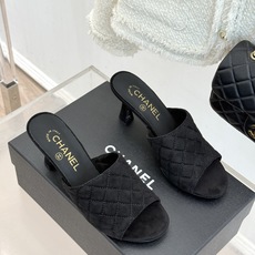 CHANE*|小香26A新品菱格鱼嘴高跟拖鞋26A早秋封神单品金属双C闪得挪不开眼经典菱格纹高级感拉满鞋 CHANE*|小香26A新品菱格鱼嘴高跟拖鞋26A早秋封神单品金属双C闪得挪不开眼经典菱格纹高级感拉满鞋