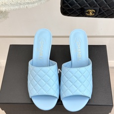 CHANE*|小香26A新品菱格鱼嘴高跟拖鞋26A早秋封神单品金属双C闪得挪不开眼经典菱格纹高级感拉满鞋 CHANE*|小香26A新品菱格鱼嘴高跟拖鞋26A早秋封神单品金属双C闪得挪不开眼经典菱格纹高级感拉满鞋