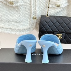 CHANE*|小香26A新品菱格鱼嘴高跟拖鞋26A早秋封神单品金属双C闪得挪不开眼经典菱格纹高级感拉满鞋 CHANE*|小香26A新品菱格鱼嘴高跟拖鞋26A早秋封神单品金属双C闪得挪不开眼经典菱格纹高级感拉满鞋