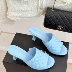 CHANE*|小香26A新品菱格鱼嘴高跟拖鞋26A早秋封神单品金属双C闪得挪不开眼经典菱格纹高级感拉满鞋 CHANE*|小香26A新品菱格鱼嘴高跟拖鞋26A早秋封神单品金属双C闪得挪不开眼经典菱格纹高级感拉满鞋