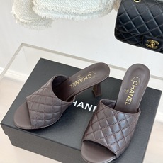 CHANE*|小香26A新品菱格鱼嘴高跟拖鞋26A早秋封神单品金属双C闪得挪不开眼经典菱格纹高级感拉满鞋 CHANE*|小香26A新品菱格鱼嘴高跟拖鞋26A早秋封神单品金属双C闪得挪不开眼经典菱格纹高级感拉满鞋