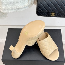 CHANE*|小香26A新品菱格鱼嘴高跟拖鞋26A早秋封神单品金属双C闪得挪不开眼经典菱格纹高级感拉满鞋 CHANE*|小香26A新品菱格鱼嘴高跟拖鞋26A早秋封神单品金属双C闪得挪不开眼经典菱格纹高级感拉满鞋