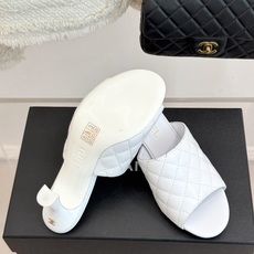 CHANE*|小香26A新品菱格鱼嘴高跟拖鞋26A早秋封神单品金属双C闪得挪不开眼经典菱格纹高级感拉满鞋 CHANE*|小香26A新品菱格鱼嘴高跟拖鞋26A早秋封神单品金属双C闪得挪不开眼经典菱格纹高级感拉满鞋