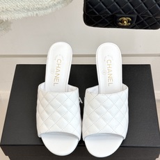 CHANE*|小香26A新品菱格鱼嘴高跟拖鞋26A早秋封神单品金属双C闪得挪不开眼经典菱格纹高级感拉满鞋 CHANE*|小香26A新品菱格鱼嘴高跟拖鞋26A早秋封神单品金属双C闪得挪不开眼经典菱格纹高级感拉满鞋