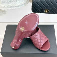 CHANE*|小香26A新品菱格鱼嘴高跟拖鞋26A早秋封神单品金属双C闪得挪不开眼经典菱格纹高级感拉满鞋 CHANE*|小香26A新品菱格鱼嘴高跟拖鞋26A早秋封神单品金属双C闪得挪不开眼经典菱格纹高级感拉满鞋