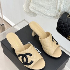 CHANE*|小香26A新品大双C菱格鱼嘴高跟拖鞋26A早秋王炸登场大双C菱格惊艳全场经典菱格纹铺满鞋面 CHANE*|小香26A新品大双C菱格鱼嘴高跟拖鞋26A早秋王炸登场大双C菱格惊艳全场经典菱格纹铺满鞋面