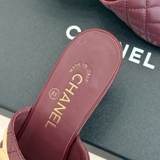 CHANE*|小香26A新品大双C菱格鱼嘴高跟拖鞋26A早秋王炸登场大双C菱格惊艳全场经典菱格纹铺满鞋面 CHANE*|小香26A新品大双C菱格鱼嘴高跟拖鞋26A早秋王炸登场大双C菱格惊艳全场经典菱格纹铺满鞋面