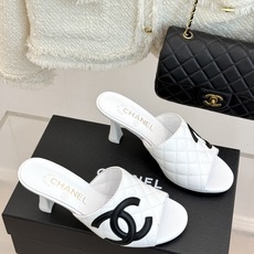 CHANE*|小香26A新品大双C菱格鱼嘴高跟拖鞋26A早秋王炸登场大双C菱格惊艳全场经典菱格纹铺满鞋面 CHANE*|小香26A新品大双C菱格鱼嘴高跟拖鞋26A早秋王炸登场大双C菱格惊艳全场经典菱格纹铺满鞋面