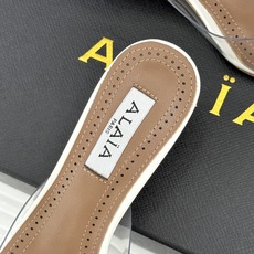 ALAÏA/阿莱亚26WF新品走秀胶片花卉系列尖头高跟凉鞋拖鞋朦胧胶片晕染花卉诗意尖头线条锋利又柔美高跟 ALAÏA/阿莱亚26WF新品走秀胶片花卉系列尖头高跟凉鞋拖鞋朦胧胶片晕染花卉诗意尖头线条锋利又柔美高跟