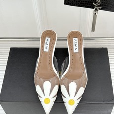 ALAÏA/阿莱亚26WF新品走秀胶片花卉系列尖头高跟凉鞋拖鞋朦胧胶片晕染花卉诗意尖头线条锋利又柔美高跟 ALAÏA/阿莱亚26WF新品走秀胶片花卉系列尖头高跟凉鞋拖鞋朦胧胶片晕染花卉诗意尖头线条锋利又柔美高跟