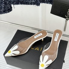 ALAÏA/阿莱亚26WF新品走秀胶片花卉系列尖头高跟凉鞋拖鞋朦胧胶片晕染花卉诗意尖头线条锋利又柔美高跟 ALAÏA/阿莱亚26WF新品走秀胶片花卉系列尖头高跟凉鞋拖鞋朦胧胶片晕染花卉诗意尖头线条锋利又柔美高跟