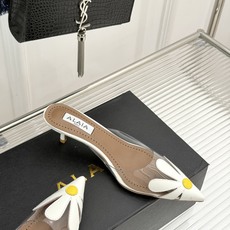 ALAÏA/阿莱亚26WF新品走秀胶片花卉系列尖头高跟凉鞋拖鞋朦胧胶片晕染花卉诗意尖头线条锋利又柔美高跟 ALAÏA/阿莱亚26WF新品走秀胶片花卉系列尖头高跟凉鞋拖鞋朦胧胶片晕染花卉诗意尖头线条锋利又柔美高跟