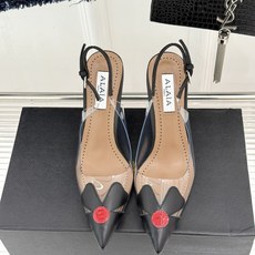 ALAÏA/阿莱亚26WF新品走秀胶片花卉系列尖头高跟凉鞋拖鞋朦胧胶片晕染花卉诗意尖头线条锋利又柔美高跟 ALAÏA/阿莱亚26WF新品走秀胶片花卉系列尖头高跟凉鞋拖鞋朦胧胶片晕染花卉诗意尖头线条锋利又柔美高跟