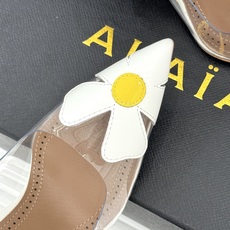 ALAÏA/阿莱亚26WF新品走秀胶片花卉系列尖头高跟凉鞋拖鞋朦胧胶片晕染花卉诗意尖头线条锋利又柔美高跟 ALAÏA/阿莱亚26WF新品走秀胶片花卉系列尖头高跟凉鞋拖鞋朦胧胶片晕染花卉诗意尖头线条锋利又柔美高跟