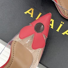 ALAÏA/阿莱亚26WF新品走秀胶片花卉系列尖头高跟凉鞋拖鞋朦胧胶片晕染花卉诗意尖头线条锋利又柔美高跟 ALAÏA/阿莱亚26WF新品走秀胶片花卉系列尖头高跟凉鞋拖鞋朦胧胶片晕染花卉诗意尖头线条锋利又柔美高跟