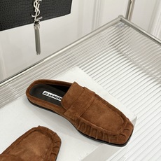 Jil Sander/吉尔桑达 26WF新品老钱风褶皱一脚蹬平底包头半拖老钱风的终极答案褶皱肌理藏着高级 Jil Sander/吉尔桑达 26WF新品老钱风褶皱一脚蹬平底包头半拖老钱风的终极答案褶皱肌理藏着高级