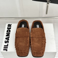 Jil Sander/吉尔桑达 26WF新品老钱风褶皱一脚蹬平底包头半拖老钱风的终极答案褶皱肌理藏着高级 Jil Sander/吉尔桑达 26WF新品老钱风褶皱一脚蹬平底包头半拖老钱风的终极答案褶皱肌理藏着高级