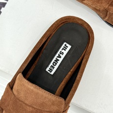 Jil Sander/吉尔桑达 26WF新品老钱风褶皱一脚蹬平底包头半拖老钱风的终极答案褶皱肌理藏着高级 Jil Sander/吉尔桑达 26WF新品老钱风褶皱一脚蹬平底包头半拖老钱风的终极答案褶皱肌理藏着高级