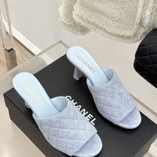 CHANE*|小香26A新品菱格鱼嘴高跟拖鞋26A早秋封神单品金属双C闪得挪不开眼经典菱格纹高级感拉满鞋 CHANE*|小香26A新品菱格鱼嘴高跟拖鞋26A早秋封神单品金属双C闪得挪不开眼经典菱格纹高级感拉满鞋