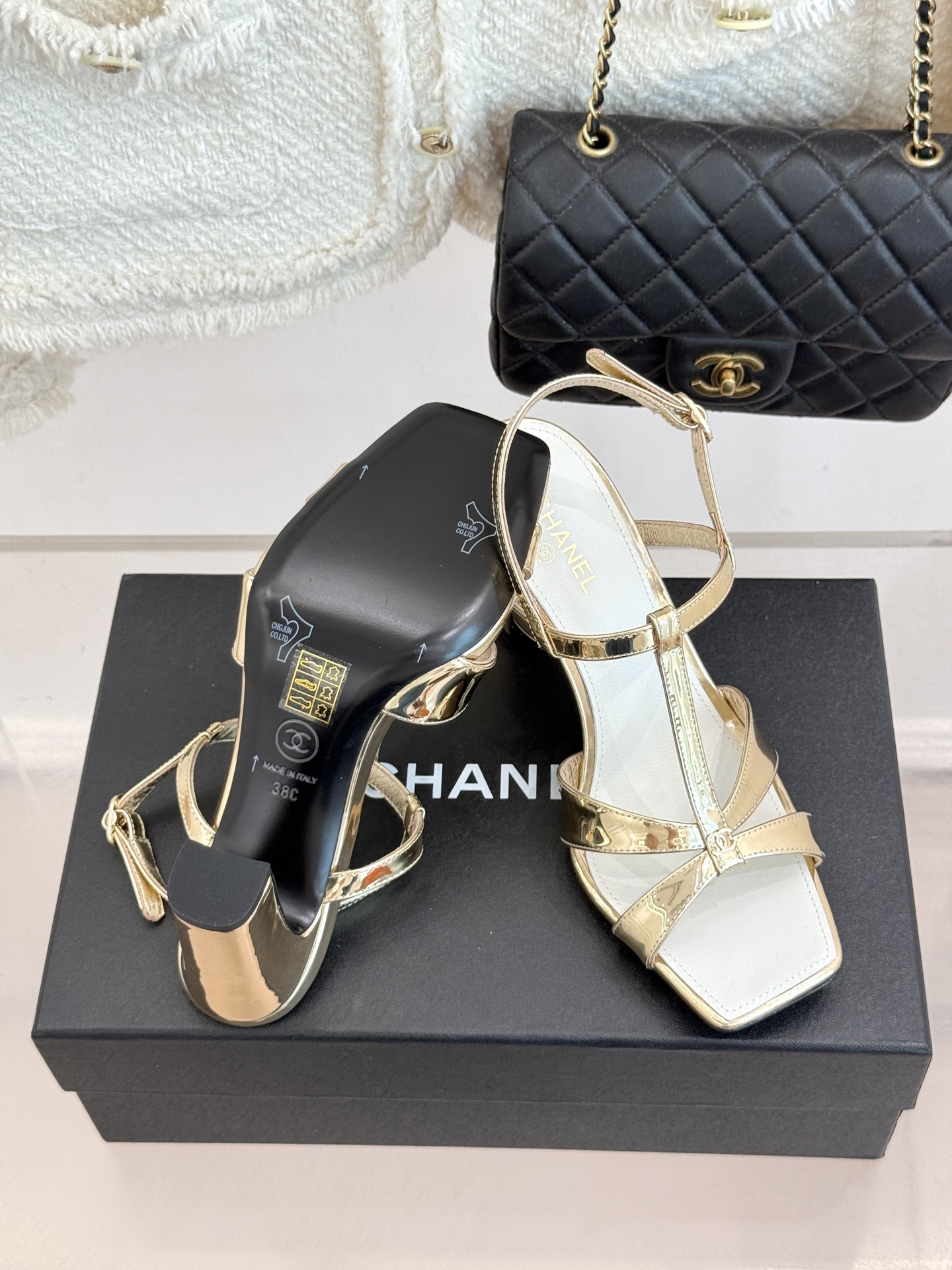 CHANE*|小香26A双C细带方头细跟高跟凉鞋Chanel 26A 工坊新作双C细带方头高跟凉鞋把法式 CHANE*|小香26A双C细带方头细跟高跟凉鞋Chanel 26A 工坊新作双C细带方头高跟凉鞋把法式
