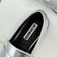 Jil Sander/吉尔桑达极 26WF新品老钱风方头复古褶皱一脚蹬乐福鞋老钱风方头褶皱乐福鞋复古褶皱 Jil Sander/吉尔桑达极 26WF新品老钱风方头复古褶皱一脚蹬乐福鞋老钱风方头褶皱乐福鞋复古褶皱