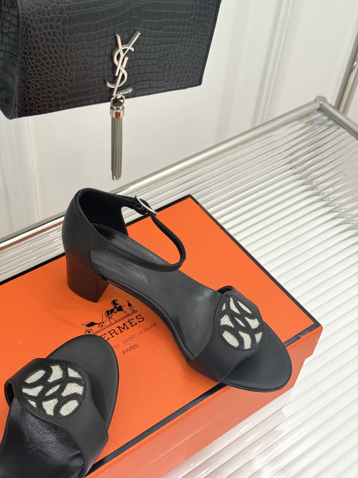 Hermès/爱马仕26WF新品Marquise 50高跟凉鞋H家26WF春夏新作甄选意产小羊皮打造哑光 Hermès/爱马仕26WF新品Marquise 50高跟凉鞋H家26WF春夏新作甄选意产小羊皮打造哑光