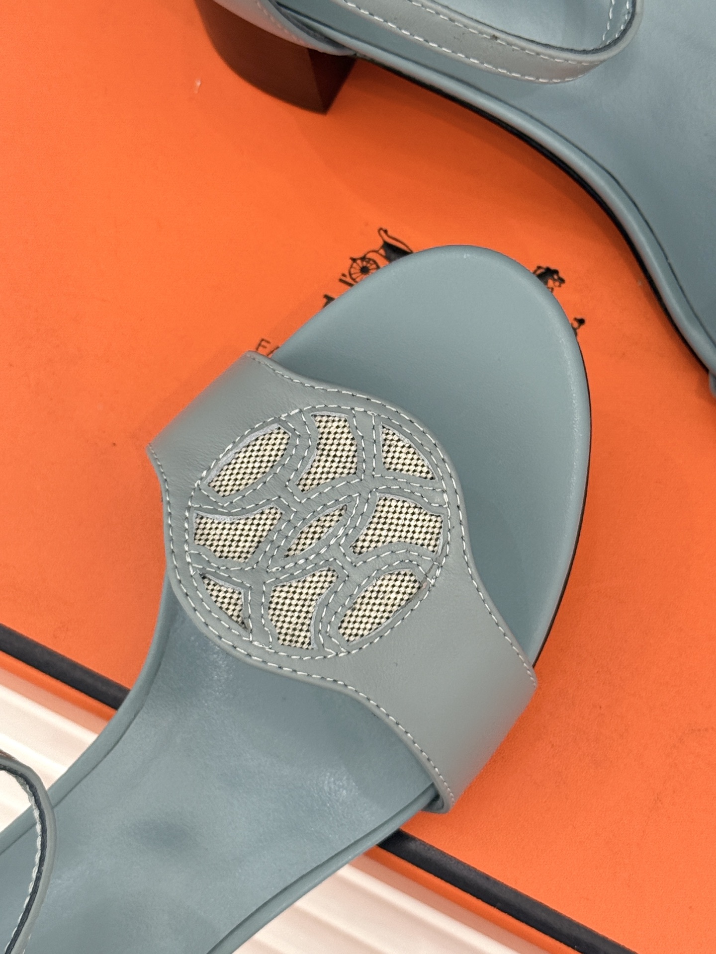 Hermès/爱马仕26WF新品Marquise 50高跟凉鞋H家26WF春夏新作甄选意产小羊皮打造哑光