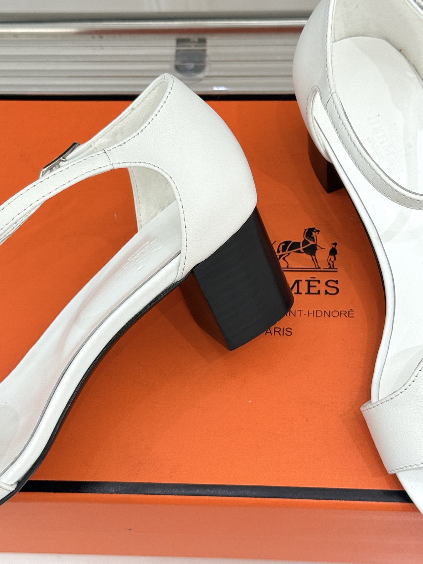 Hermès/爱马仕26WF新品Marquise 50高跟凉鞋H家26WF春夏新作甄选意产小羊皮打造哑光