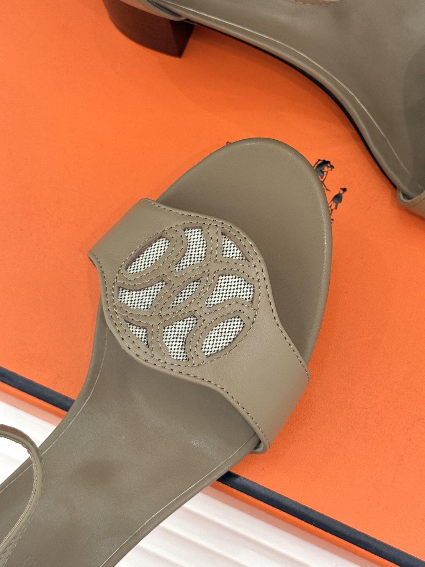 Hermès/爱马仕26WF新品Marquise 50高跟凉鞋H家26WF春夏新作甄选意产小羊皮打造哑光