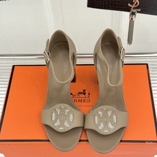 Hermès/爱马仕26WF新品Marquise 50高跟凉鞋H家26WF春夏新作甄选意产小羊皮打造哑光 Hermès/爱马仕26WF新品Marquise 50高跟凉鞋H家26WF春夏新作甄选意产小羊皮打造哑光