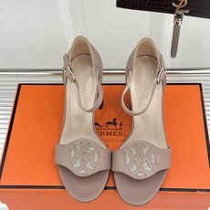 Hermès/爱马仕26WF新品Marquise 50高跟凉鞋H家26WF春夏新作甄选意产小羊皮打造哑光 Hermès/爱马仕26WF新品Marquise 50高跟凉鞋H家26WF春夏新作甄选意产小羊皮打造哑光