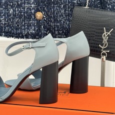 Hermès/爱马仕26WF新品Marquise 50高跟凉鞋H家26WF春夏新作甄选意产小羊皮打造哑光 Hermès/爱马仕26WF新品Marquise 50高跟凉鞋H家26WF春夏新作甄选意产小羊皮打造哑光