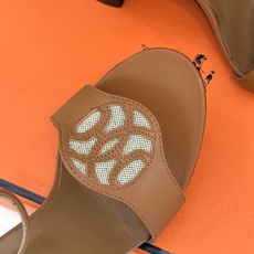 Hermès/爱马仕26WF新品Marquise 50高跟凉鞋H家26WF春夏新作甄选意产小羊皮打造哑光 Hermès/爱马仕26WF新品Marquise 50高跟凉鞋H家26WF春夏新作甄选意产小羊皮打造哑光