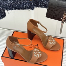 Hermès/爱马仕26WF新品Marquise 50高跟凉鞋H家26WF春夏新作甄选意产小羊皮打造哑光 Hermès/爱马仕26WF新品Marquise 50高跟凉鞋H家26WF春夏新作甄选意产小羊皮打造哑光