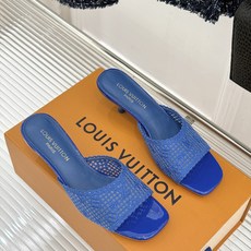L*V驴家26WF新品网面镂空方头猫跟拖鞋透感网纱透气不闷脚方头剪裁利落修饰脚型细猫跟托起优雅步调软弹鞋 L*V驴家26WF新品网面镂空方头猫跟拖鞋透感网纱透气不闷脚方头剪裁利落修饰脚型细猫跟托起优雅步调软弹鞋