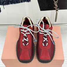 Miu Miu/缪缪26WF新品拼色增高方头休闲德训鞋运动鞋春夏穿搭封神款秀场同款现已正式上线闭眼入手绝 Miu Miu/缪缪26WF新品拼色增高方头休闲德训鞋运动鞋春夏穿搭封神款秀场同款现已正式上线闭眼入手绝