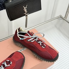Miu Miu/缪缪26WF新品拼色增高方头休闲德训鞋运动鞋春夏穿搭封神款秀场同款现已正式上线闭眼入手绝 Miu Miu/缪缪26WF新品拼色增高方头休闲德训鞋运动鞋春夏穿搭封神款秀场同款现已正式上线闭眼入手绝
