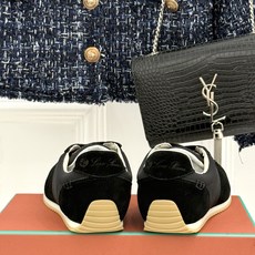 男码+10Loro Piana/LPWF新品复古休闲运动鞋诺悠翩雅26WF新作复古跑鞋演绎意式格调麂皮拼 男码+10Loro Piana/LPWF新品复古休闲运动鞋诺悠翩雅26WF新作复古跑鞋演绎意式格调麂皮拼