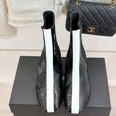CHANE*|小香26A秋冬新品 鳄鱼纹拼接方头切尔西短靴 秋冬鞋柜C位担当 小众不撞款回头率高 时髦精闭眼入不亏 复古 CHANE*|小香26A秋冬新品 鳄鱼纹拼接方头切尔西短靴 秋冬鞋柜C位担当 小众不撞款回头率高 时髦精闭眼入不亏 复古