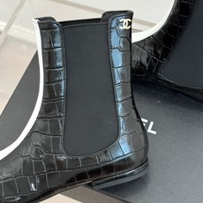 CHANE*|小香26A秋冬新品 鳄鱼纹拼接方头切尔西短靴 秋冬鞋柜C位担当 小众不撞款回头率高 时髦精闭眼入不亏 复古 CHANE*|小香26A秋冬新品 鳄鱼纹拼接方头切尔西短靴 秋冬鞋柜C位担当 小众不撞款回头率高 时髦精闭眼入不亏 复古