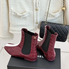 CHANE*|小香26A秋冬新品 鳄鱼纹拼接方头切尔西短靴 秋冬鞋柜C位担当 小众不撞款回头率高 时髦精闭眼入不亏 复古 CHANE*|小香26A秋冬新品 鳄鱼纹拼接方头切尔西短靴 秋冬鞋柜C位担当 小众不撞款回头率高 时髦精闭眼入不亏 复古